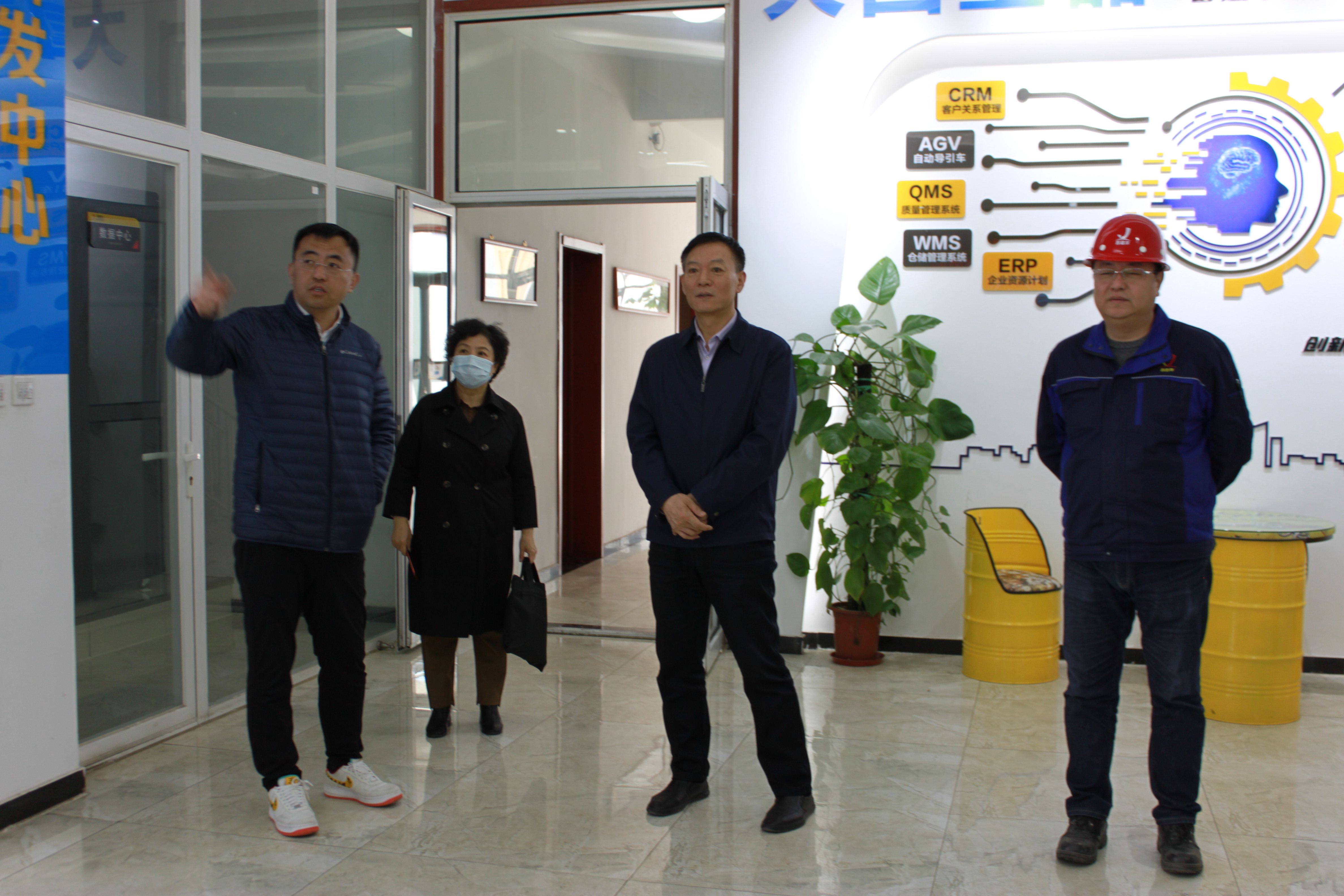 天津市北辰區人大常委會副主任劉基智一行到天津吉達爾重型機械科技股份有限公司調研